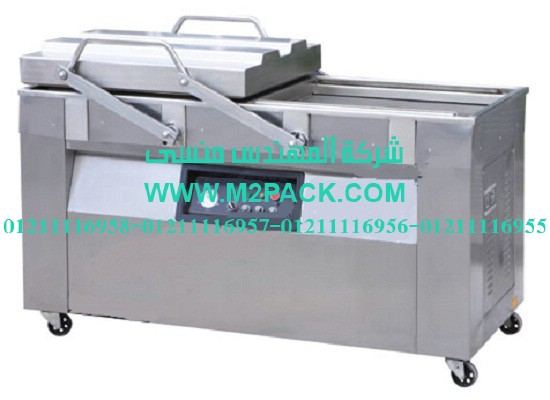 ماكينة التغليف بتفريغ الهواء موديل m2pack.com 603 التي نقدمها نحن شركة المهندس منسي لتوريد جميع مستلزمات التغليف الحديث من مواد التعبئة و التغليف و الصناعات الهندسيه –  ام تو باك